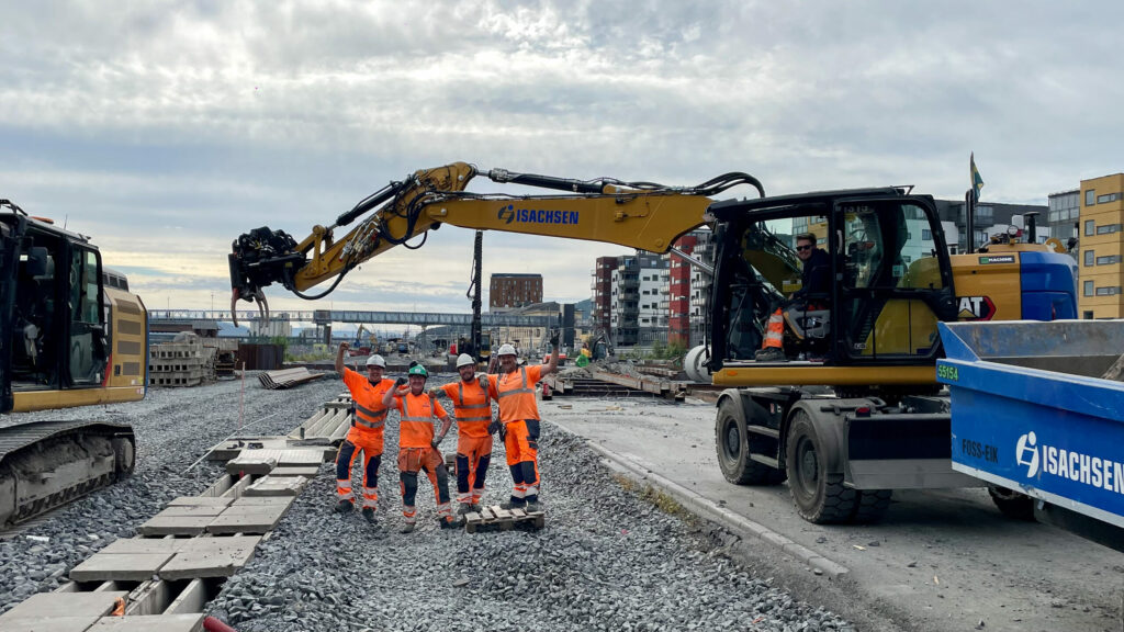 Sommerbrudd på UDK03 Nye Drammen stasjon