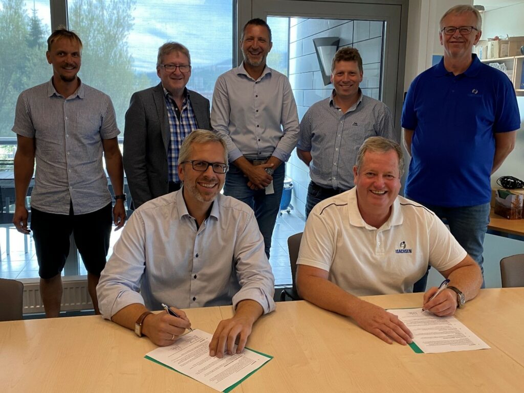 Isachsen Anlegg signerte kontrakt på bygging av ny energisentral i Drammen