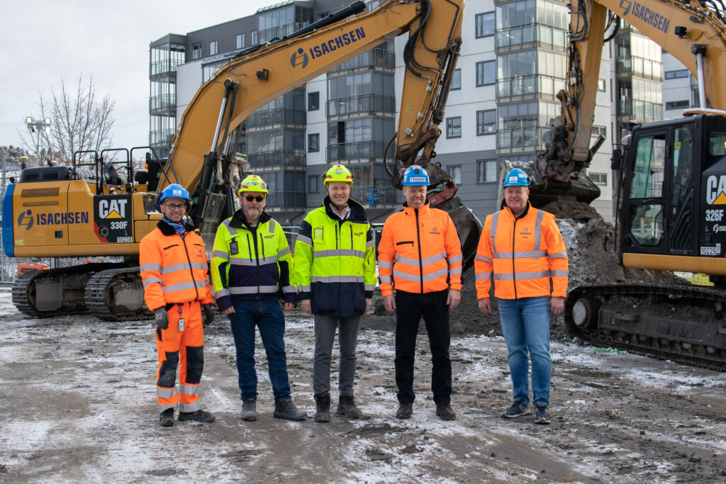 Godt i gang med utbyggingen av UDK03 Drammen Stasjon