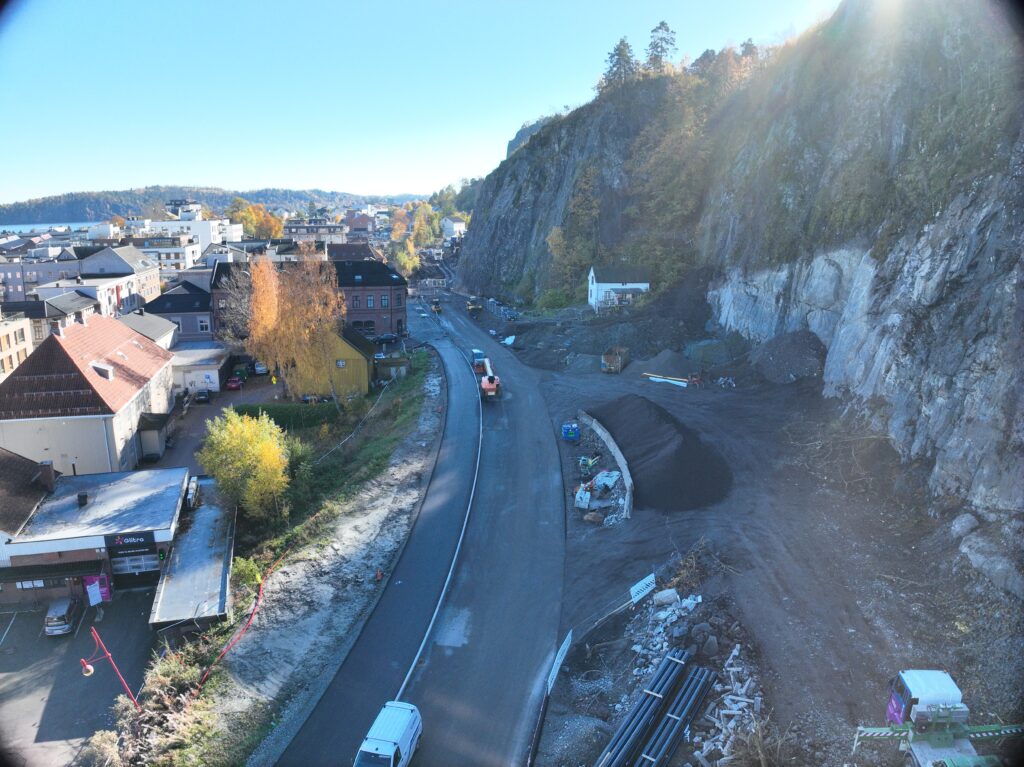 Ny fylkesvei gir Holmestrand sentrum et etterlengtet løft