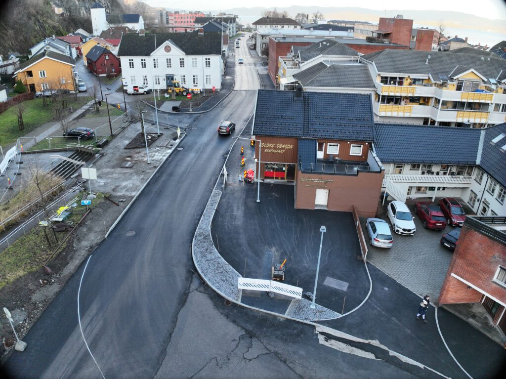 Vårt prosjekt i Holmestrand sentrum (FV3240) blant finalistene i Norconsult Awards